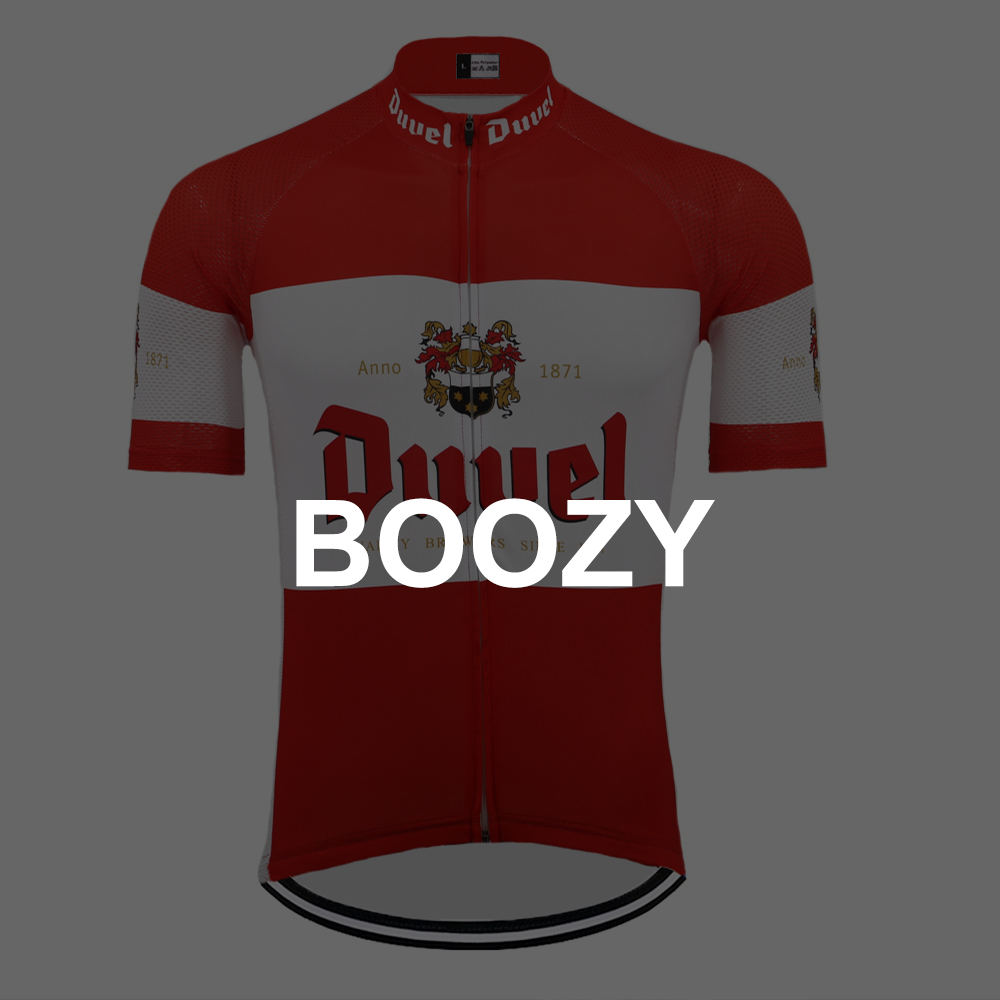 Boozy cycling jerseys