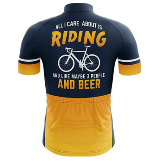 3 People & Beer Cycling Jersey rear