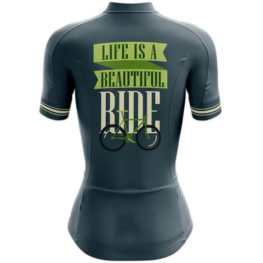 Beautiful Ride Cycling Jersey Rear