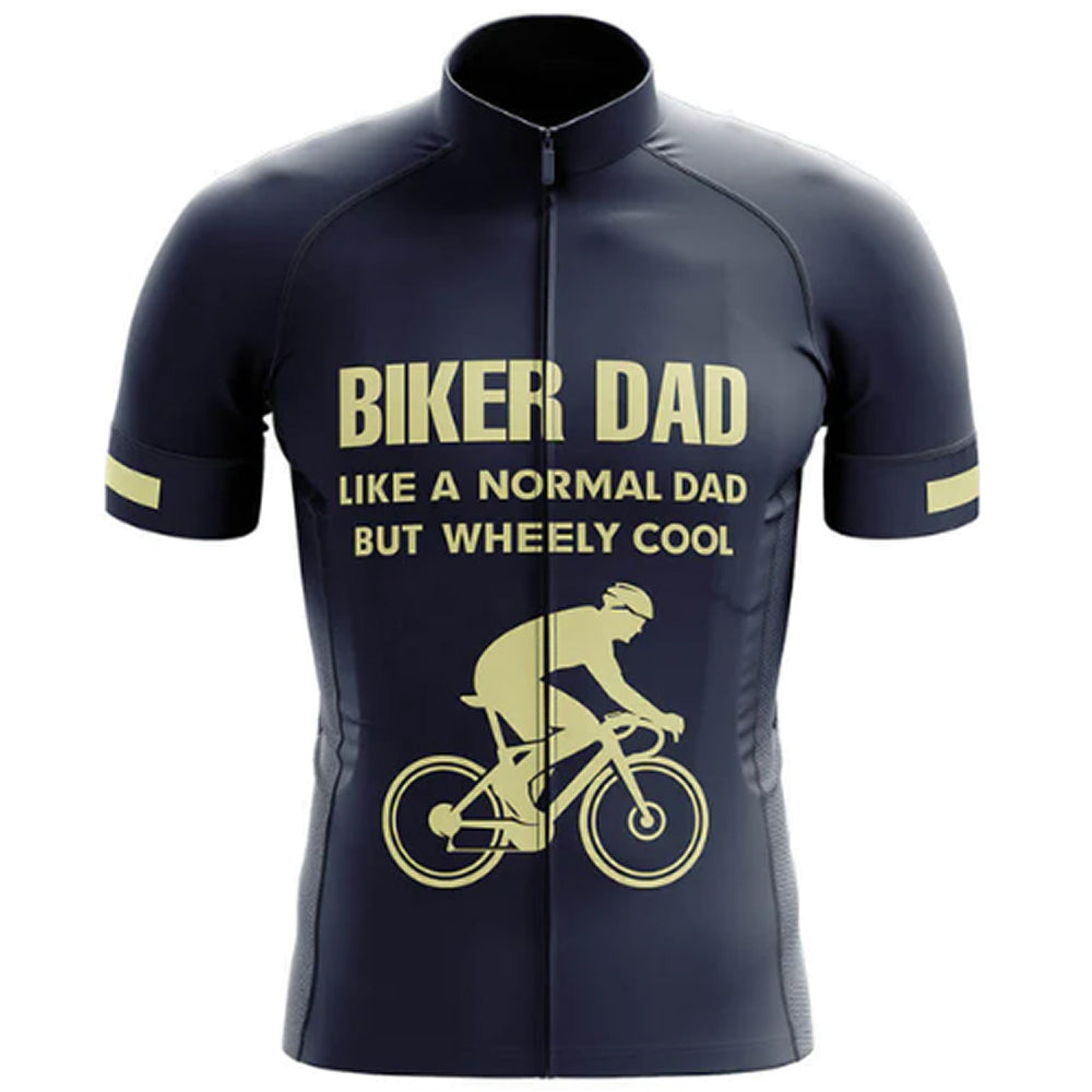 Biker Dad Cycling Jersey Front