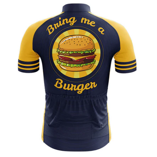 Bring Burger Cycling Jersey rear