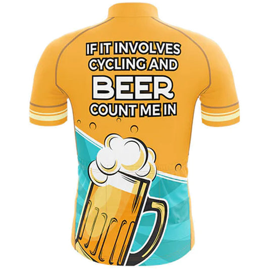 Count Me In Cycling Jersey Rear