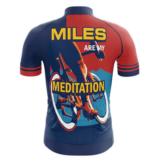 Meditation Miles Cycling Jersey rear