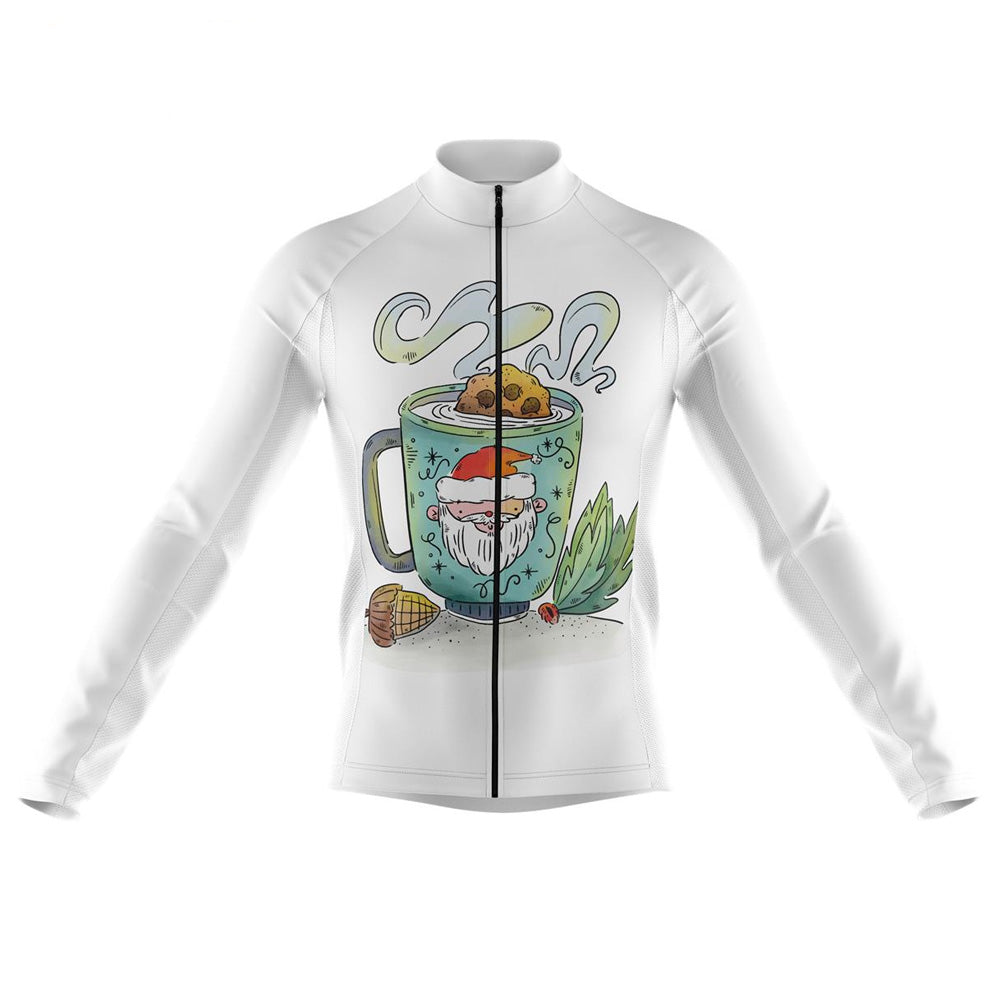 Merry And Bright Long Cycling Jersey front view