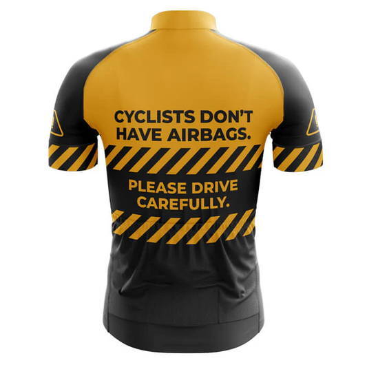 No Airbag Cycling Jersey rear