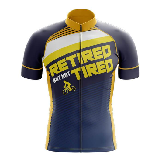 Retired Not Tired Cycling Jersey Front