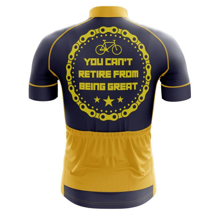 Retired Not Tired Cycling Jersey Rear