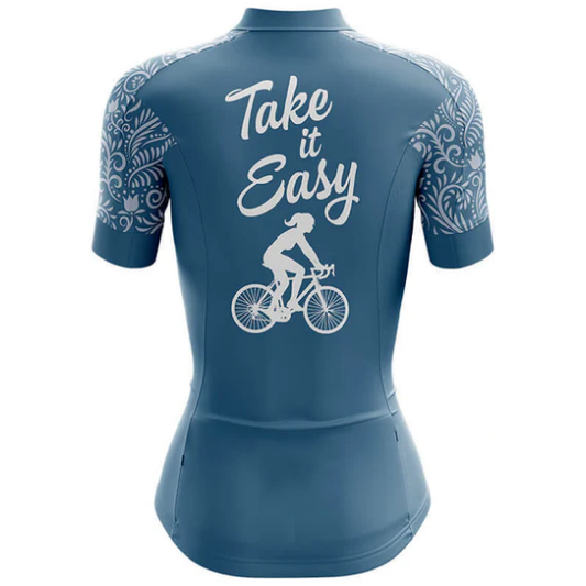 Take It Easy Cycling Jersey Rear