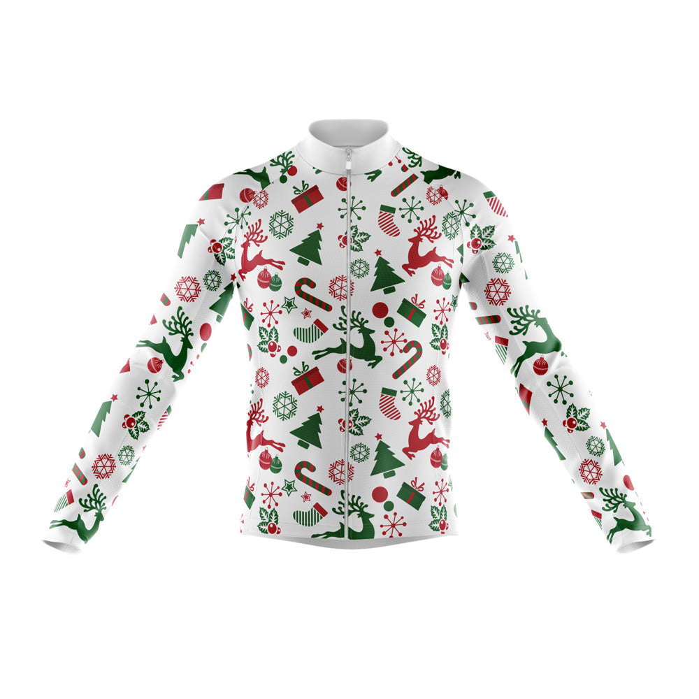 The Cycling Tree Long Cycling Jersey front view