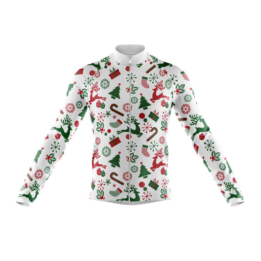 The Cycling Tree Long Cycling Jersey front view