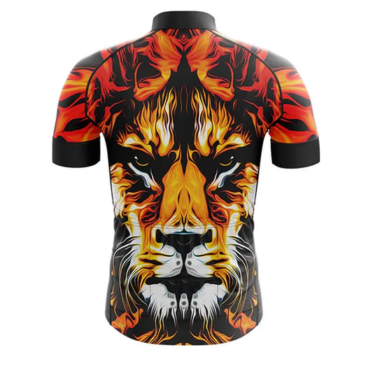 Jersey with a tiger design on a white background
