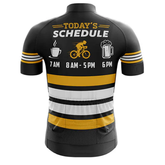 Todays Schedule Cycling Jersey rear