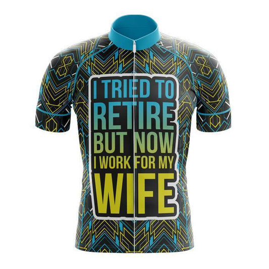 Work For The Wife 2 Cycling Jersey front