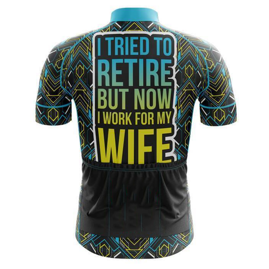 Work For The Wife 2 Cycling Jersey rear