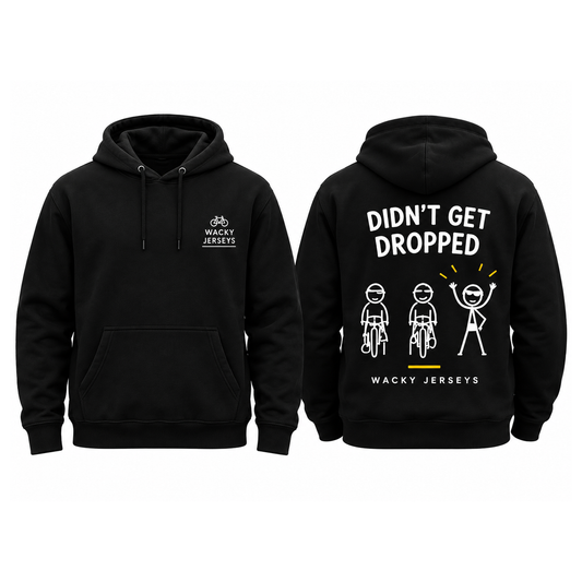 Didn't Get Dropped hoodie front and back, square and size matched