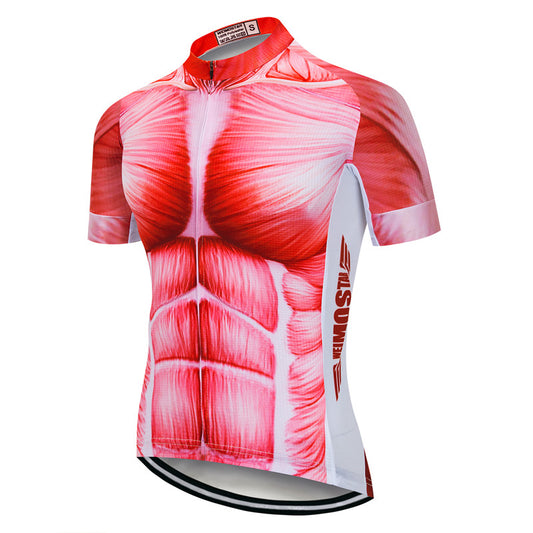 Front view The Muscle Suit Cycling Jersey