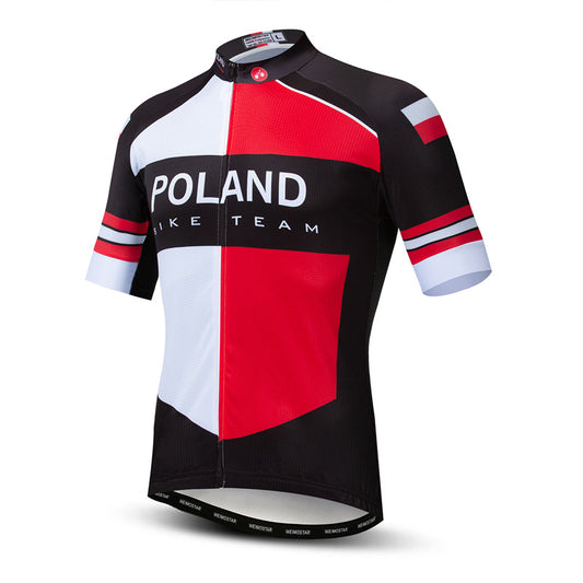 Side view Poland Bike Team Cycling Jersey