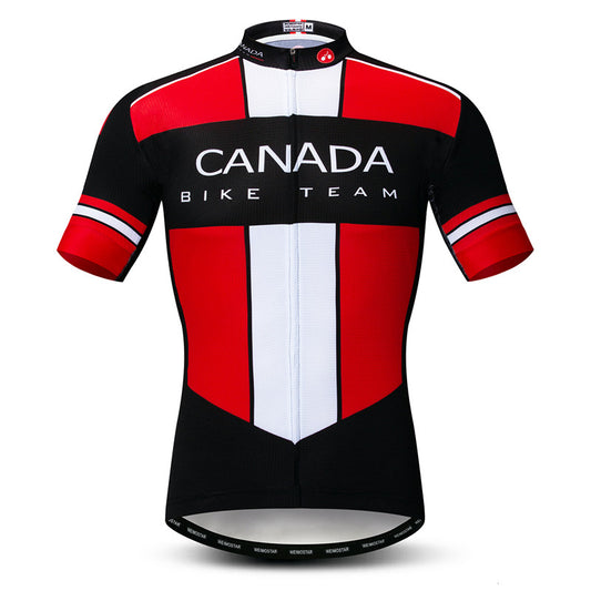 Front view Canada Bike Team Cycling Jersey