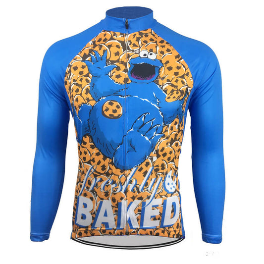 Cookie Power Long Cycling Jersey front