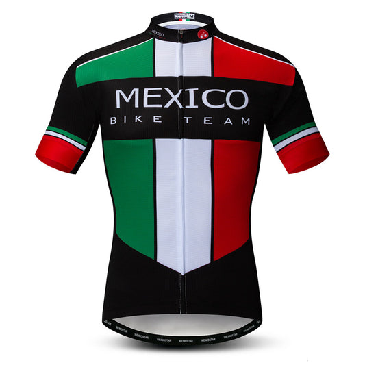 Front view Mexico Bike Team Cycling Jersey