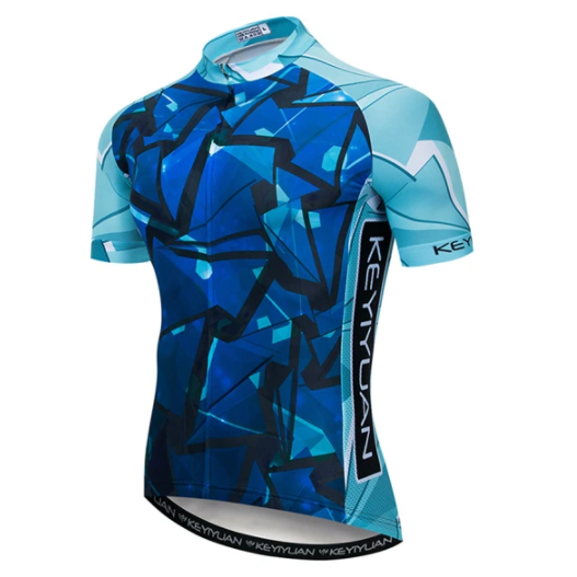 Aqua Dream Cycling Jersey Front View