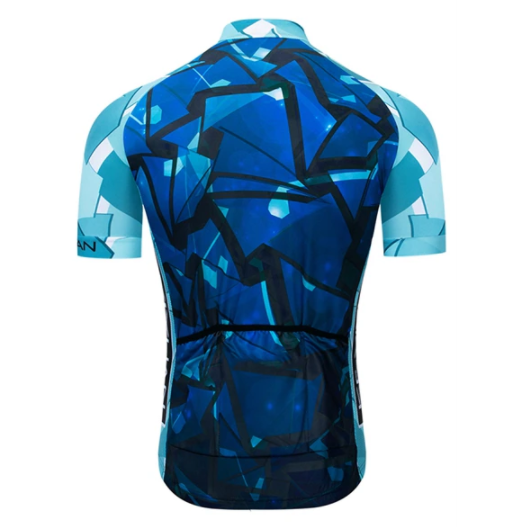 Aqua Dream Cycling Jersey Rear View
