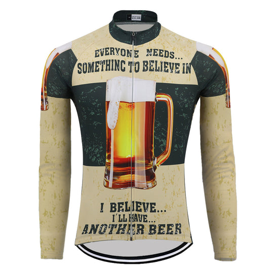 Beer Belief Cycling Jersey Long Front View