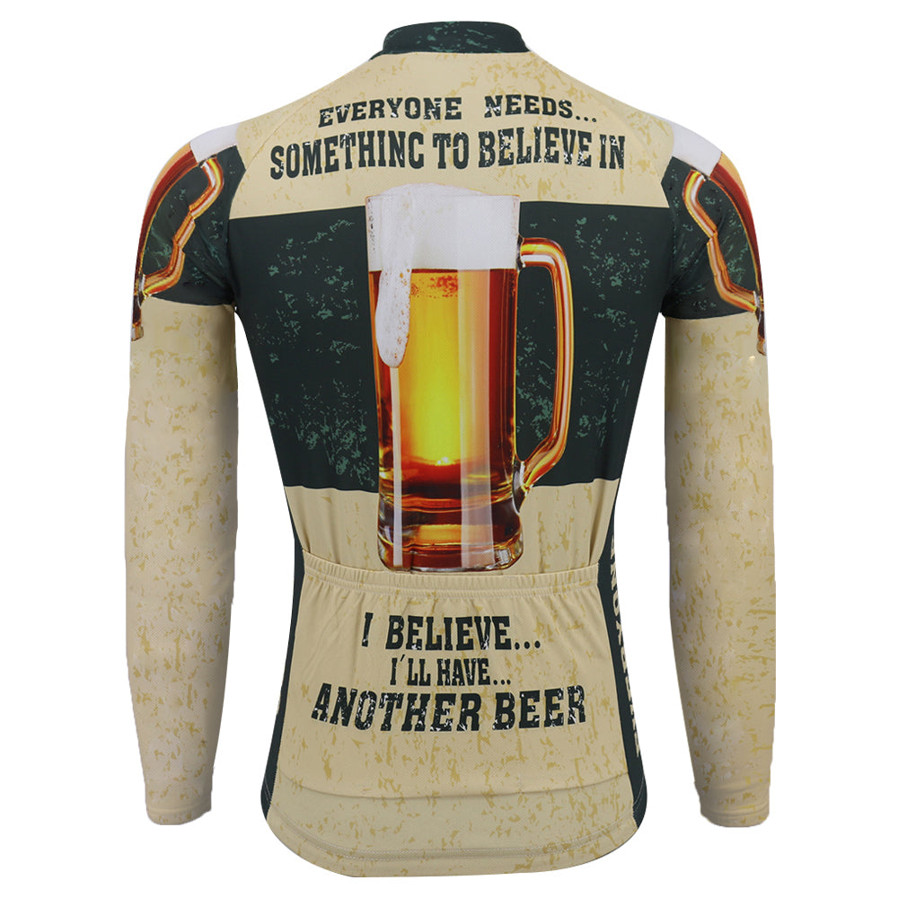 Beer Belief Cycling Jersey Long Rear View