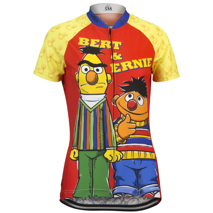 Bert & Ernie Cycling Jersey front view