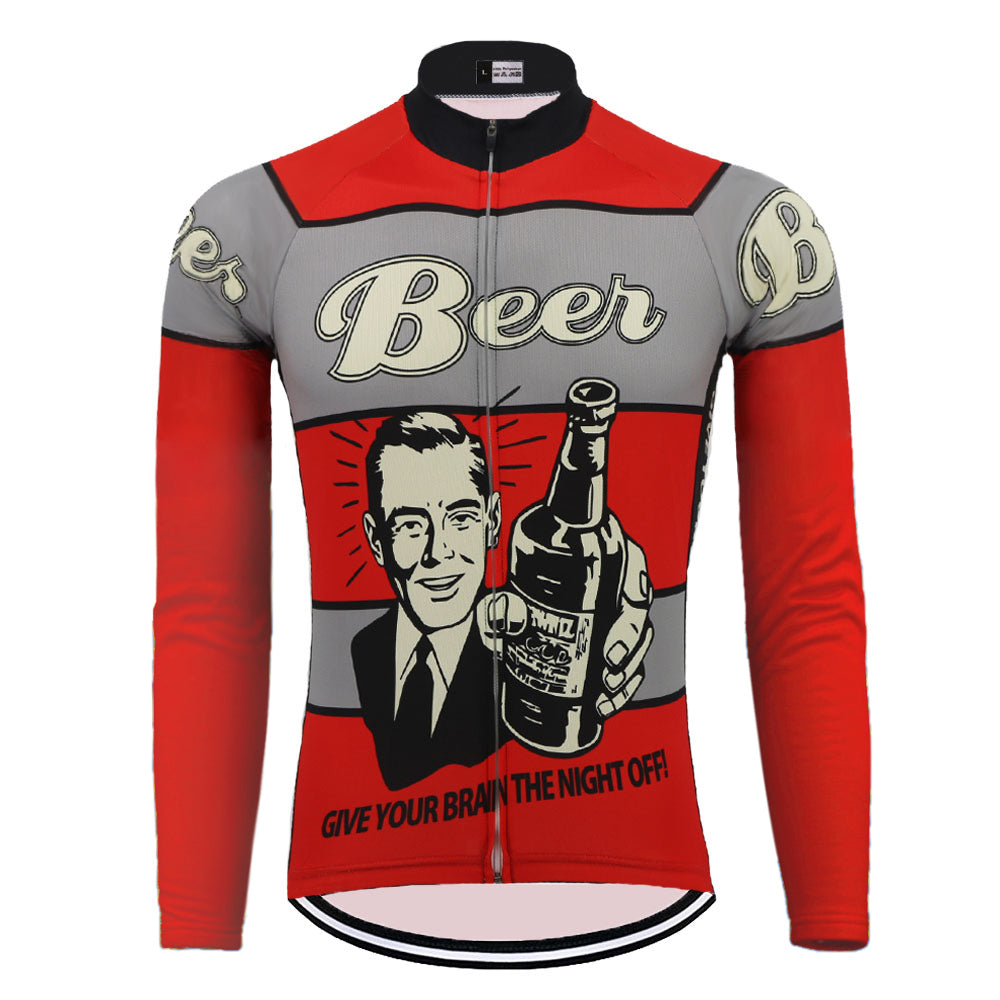 Brain The Night Off Cycling Jersey Front View