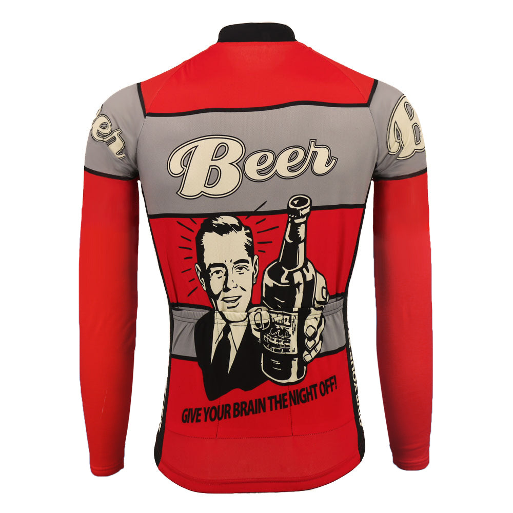 Brain The Night Off Cycling Jersey Rear View