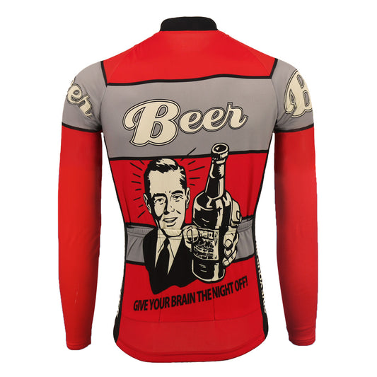 Brain The Night Off Cycling Jersey Rear View
