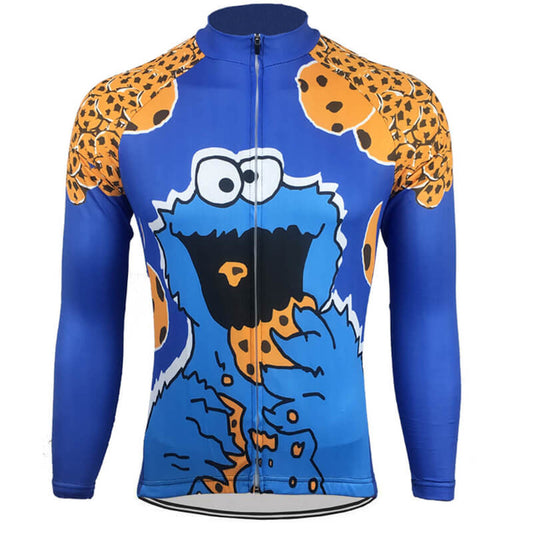 "C is for Cookie" Long Cycling Jersey front