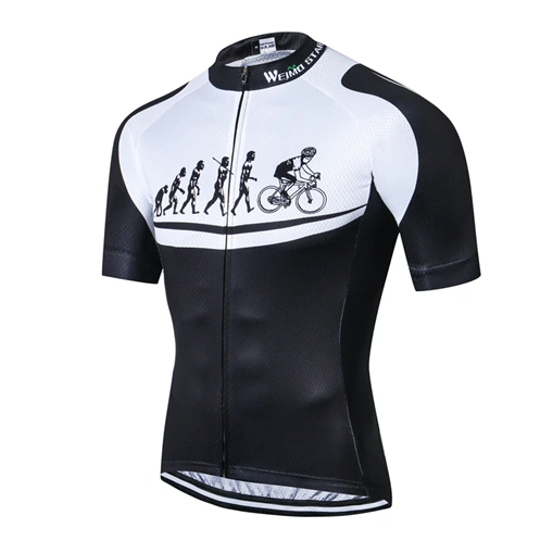 Evolution Of Cycling Jersey Front View