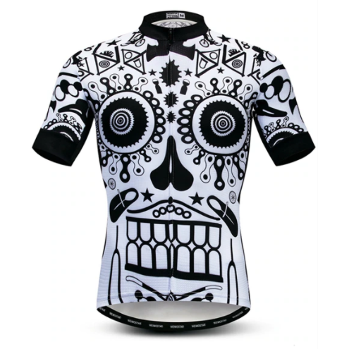 Day Of The Dead Cycling Jersey Front View