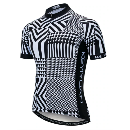 Dazzle Camo Cycling Jersey Front View