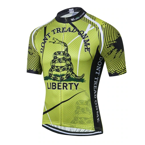 Front View Don't Tread On Me Liberty Cycling Jersey