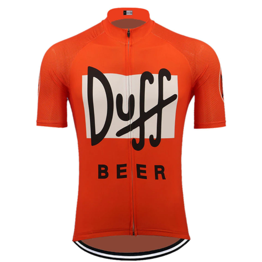 Duff Beer Cycling Jersey Front View