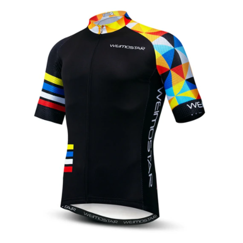 Light Prism Cycling Jersey Front View