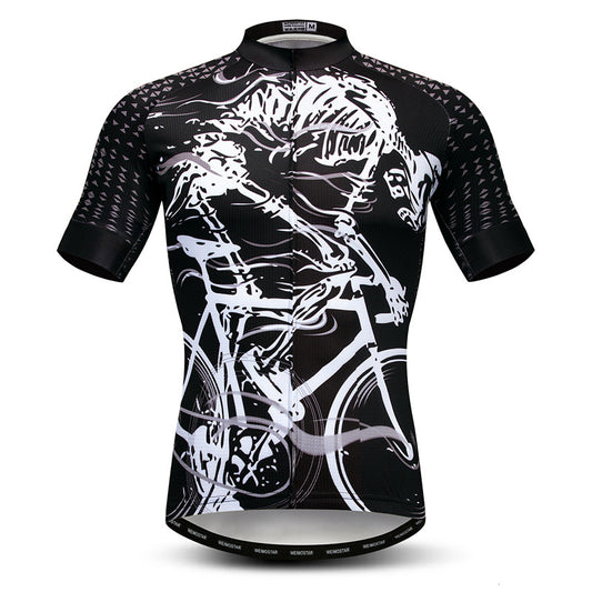 Front view The Night Rider Cycling Jersey