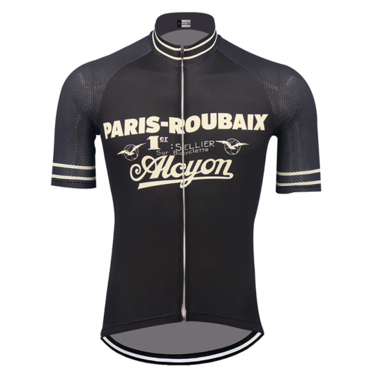 Retro Alcyon Cycling Jersey Front View