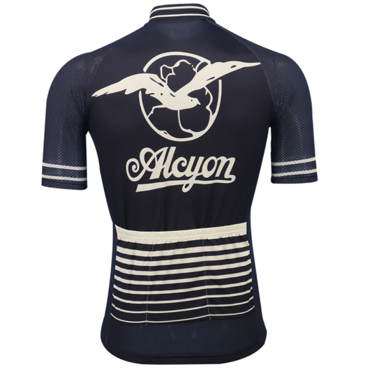 Retro Alcyon Cycling Jersey Rear View