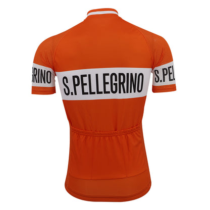 Retro San Pellegrino Cycling Jersey Rear View
