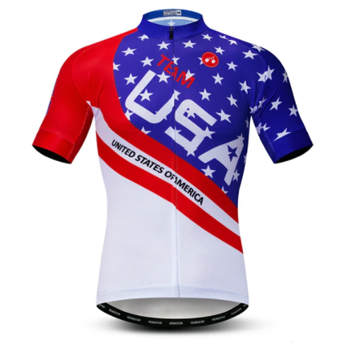 Team USA Cycling Jersey Front View
