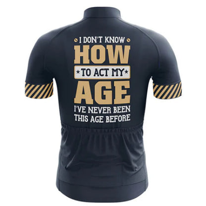 Act My Age Cycling Jersey Rear