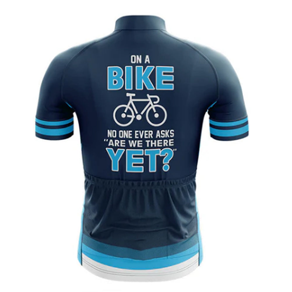 Are We There Yet Cycling Jersey Rear