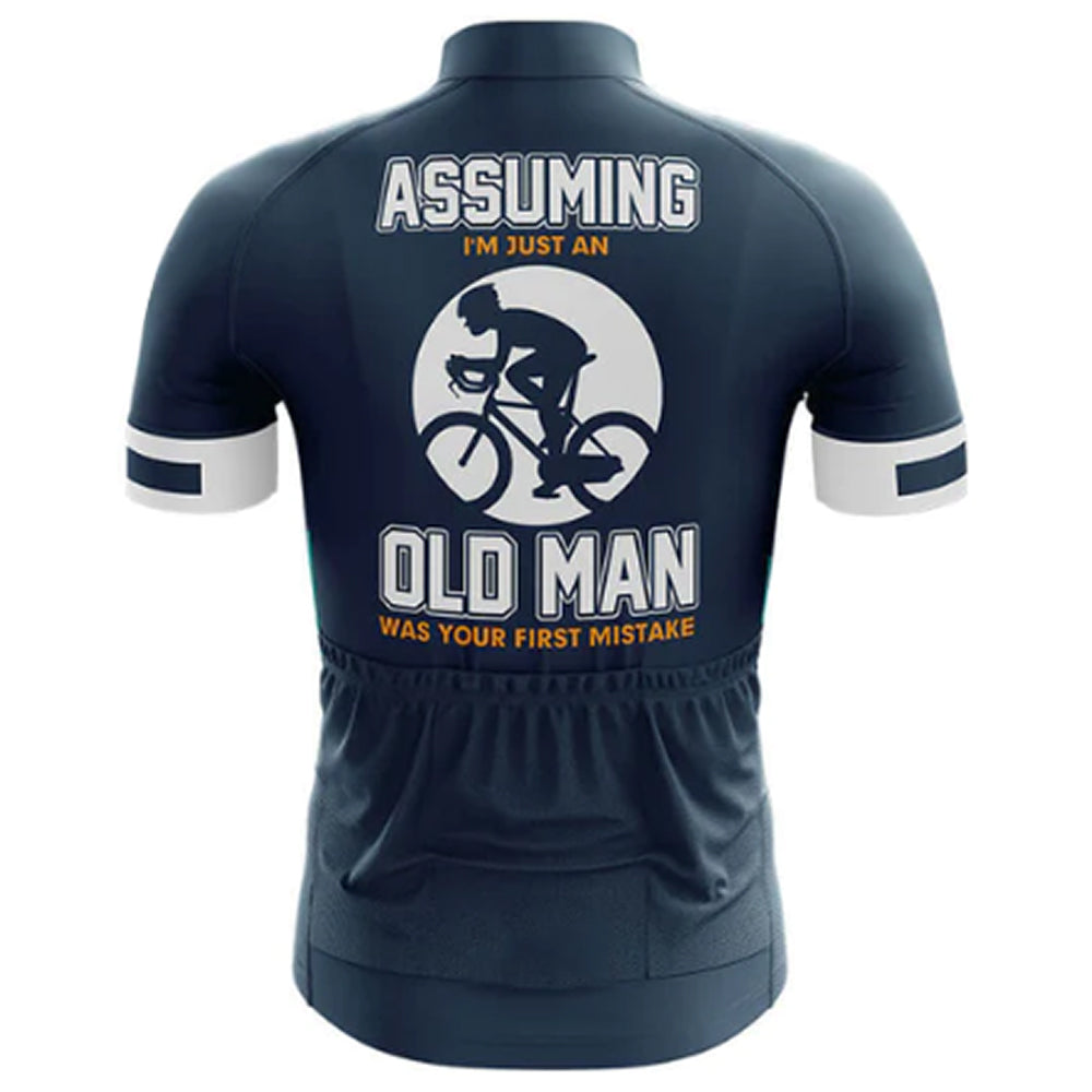 Assuming Was A Mistake Cycling Jersey 2 Rear