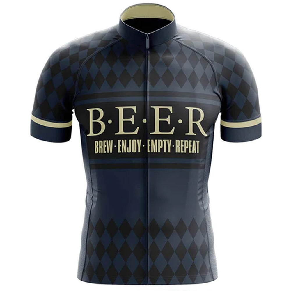 B.E.E.R Cycling Jersey Front