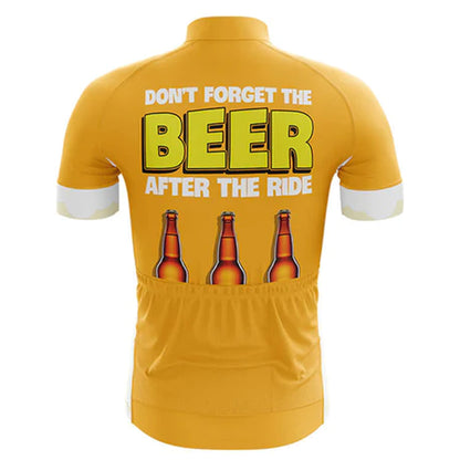 Beer After The Ride Cycling Jersey Rear