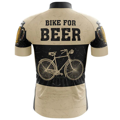 Beer Bike Cycling Jersey Rear